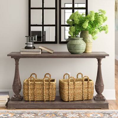 Shameka 54x22 Console Table Color: Smoked Barn Wood