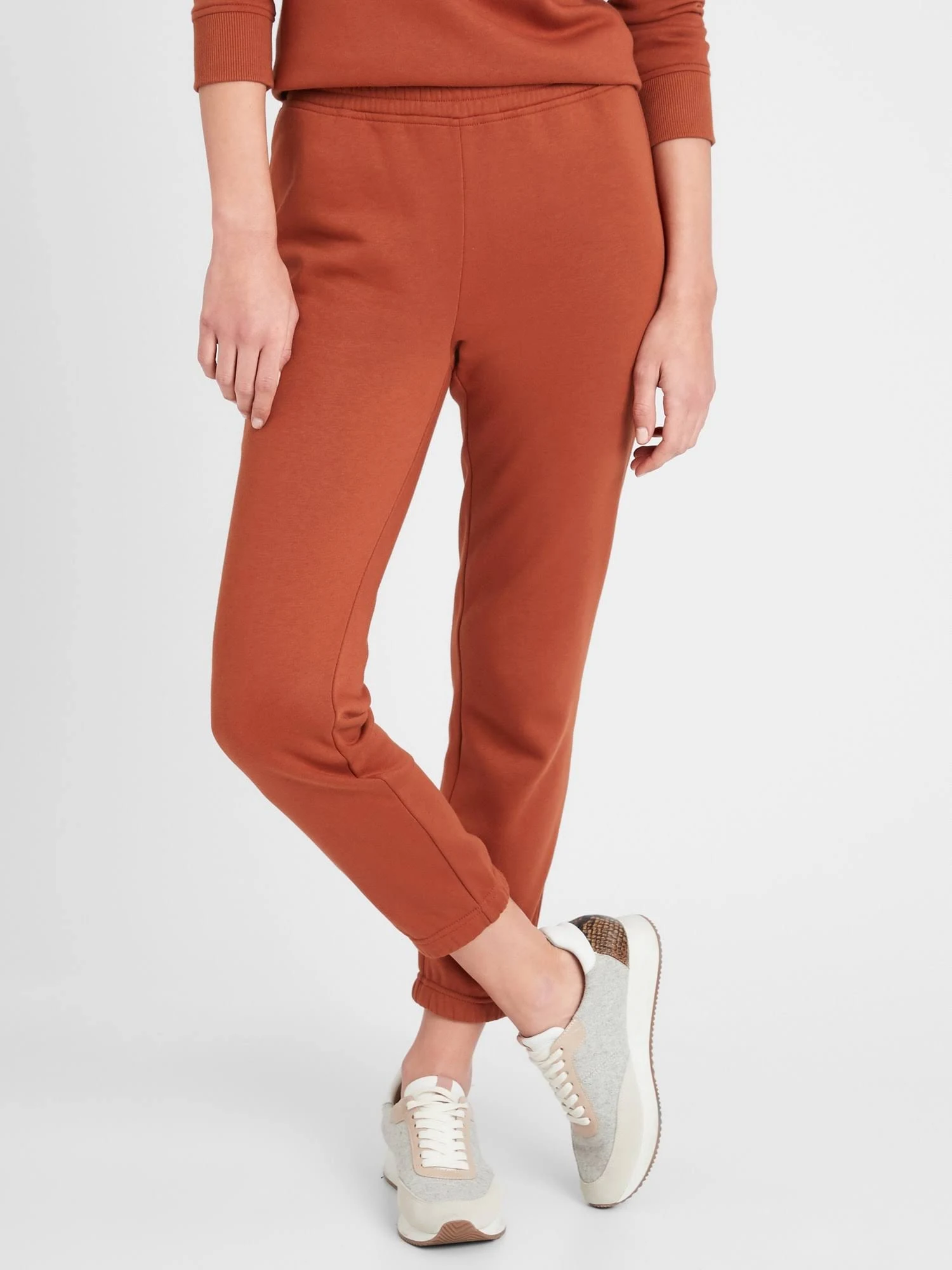 Women's Knit Fleece Jogger Spice