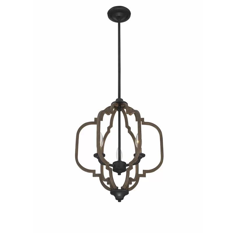 Robinette 3 - Light Candle Style Geometric Chandelier