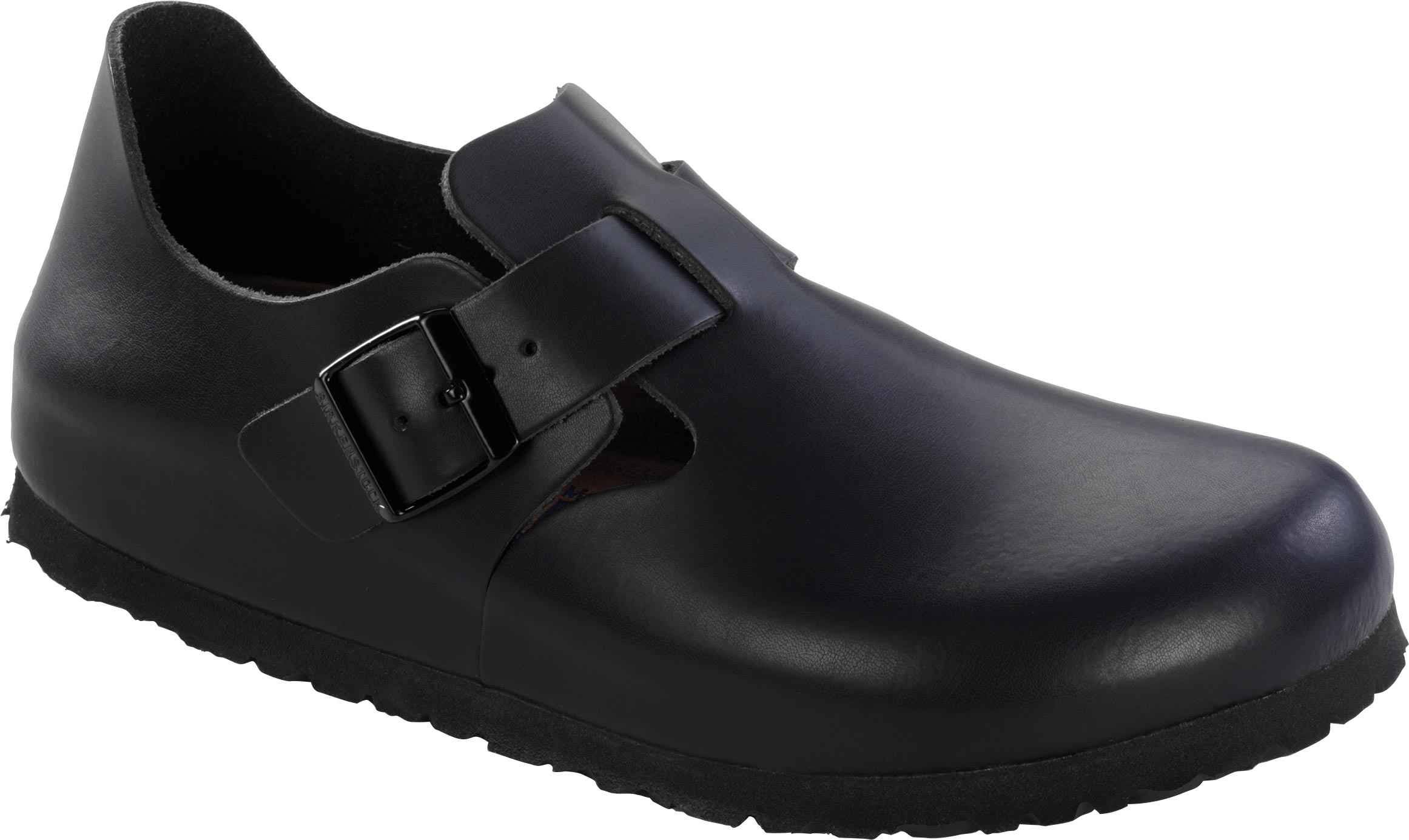 Birkenstock London Soft Footbed Hunter Black Leather / 39 / Regular