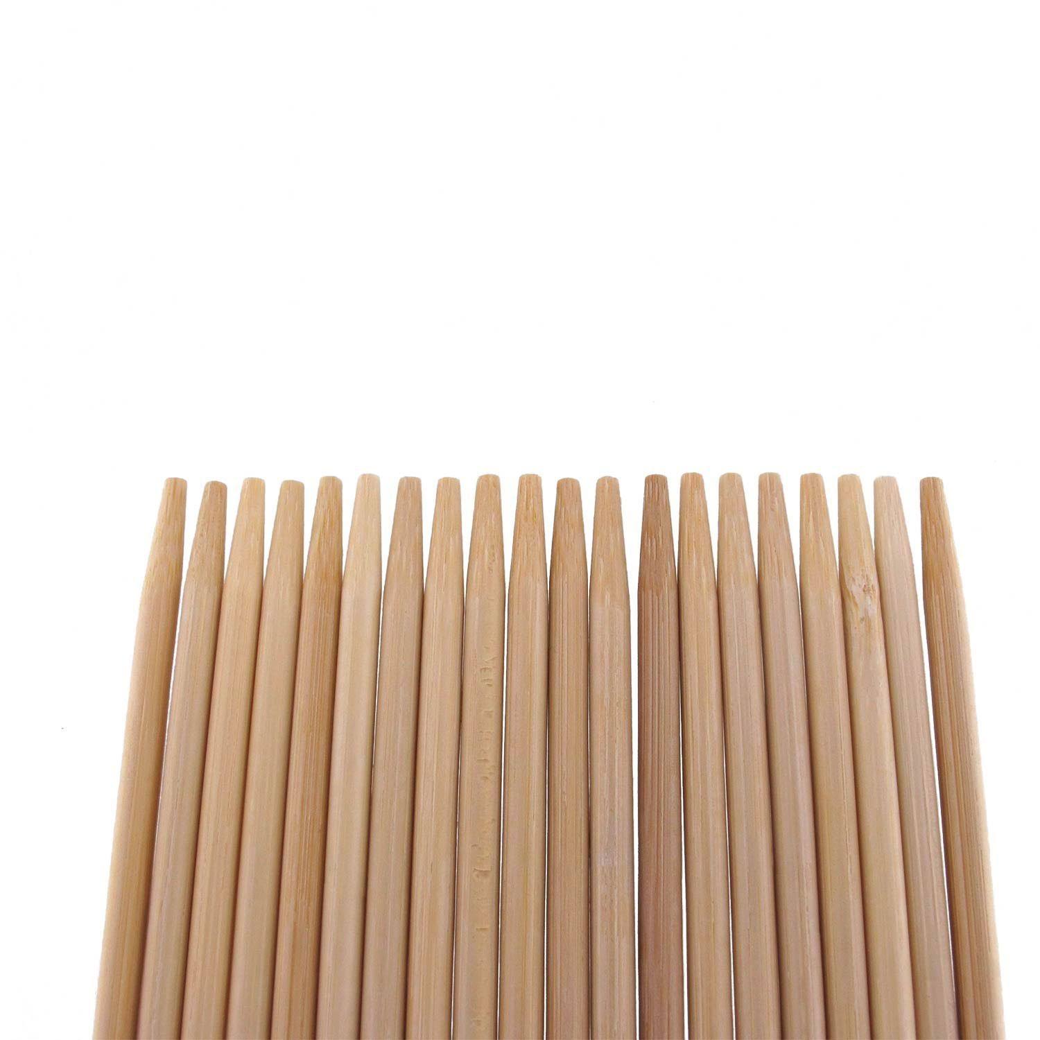 BambooMN Premium 15x22 inch (1.25ft) Long 5mm Thick Safe Multipurpose Tornado Twist Potato Bamboo Skewers, 1,000 Pieces Perfect