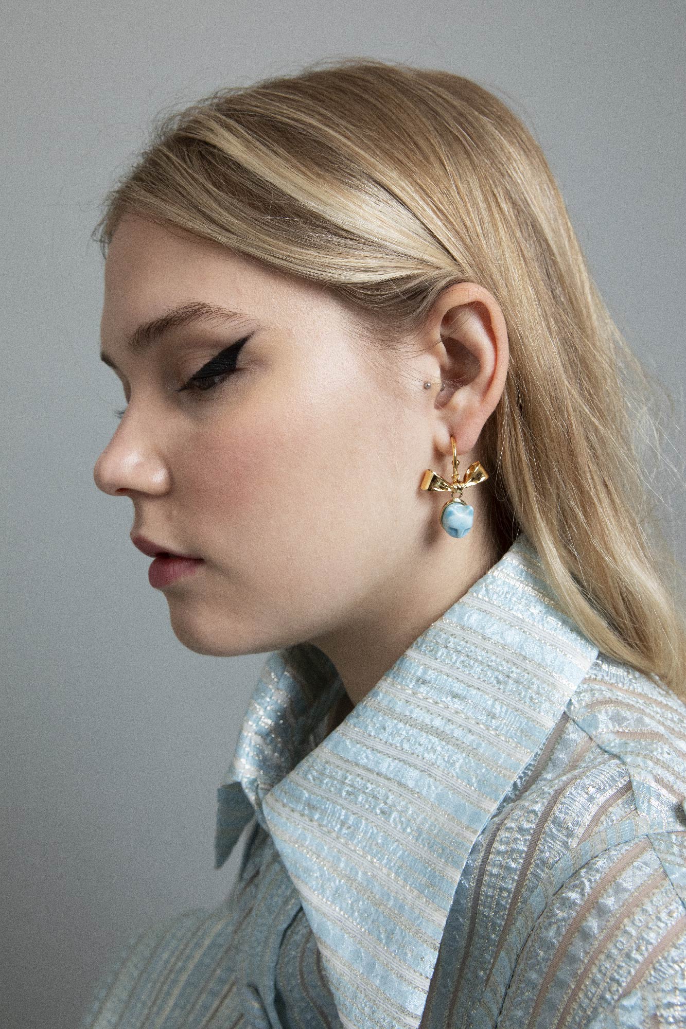 CAT & BOW EARRINGS
