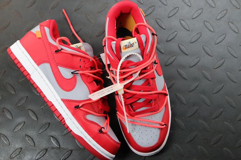 NIke SB Dunk Off White University Red