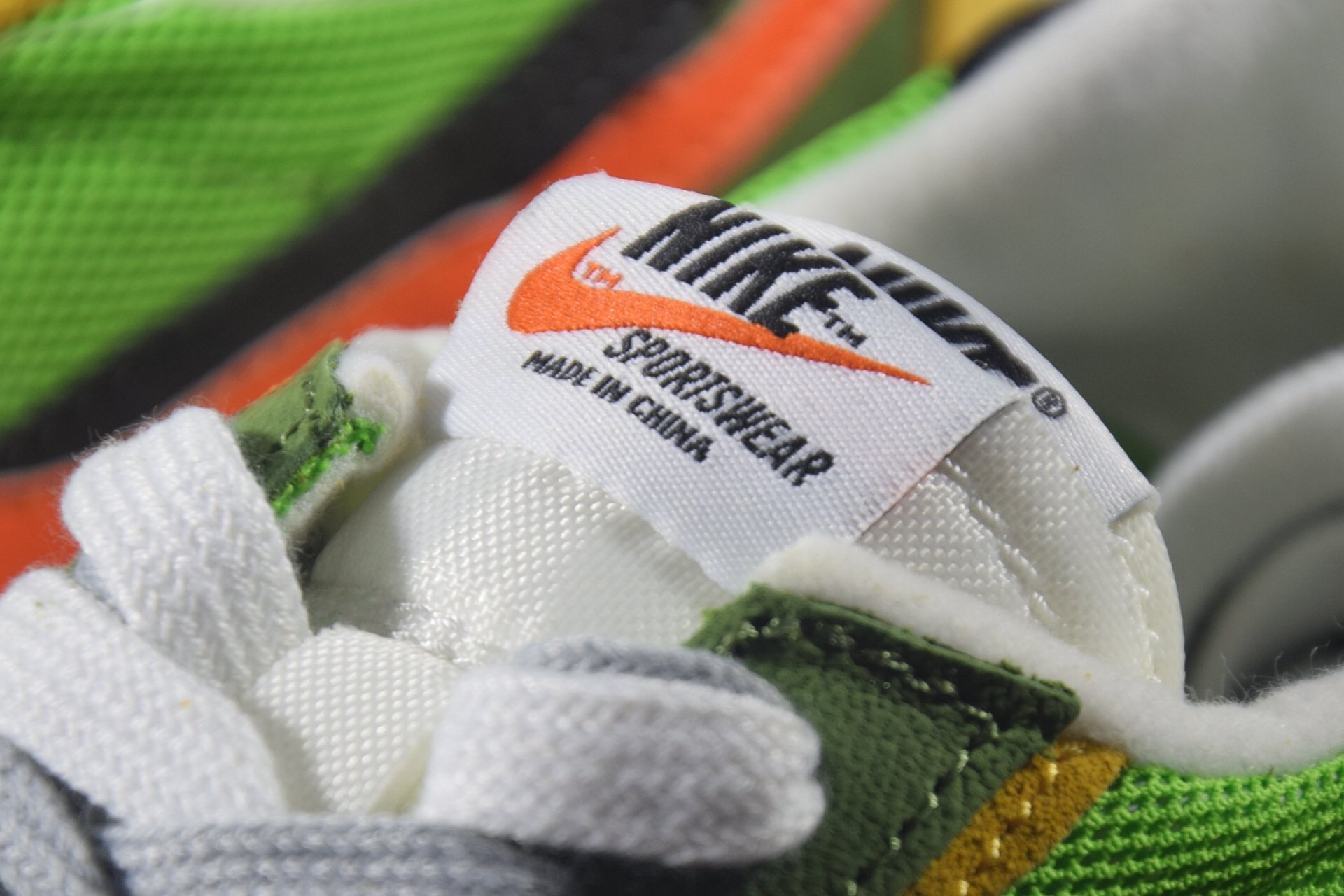 【Clearance】Nike LD Waffle Sacai Green Multi (US8)