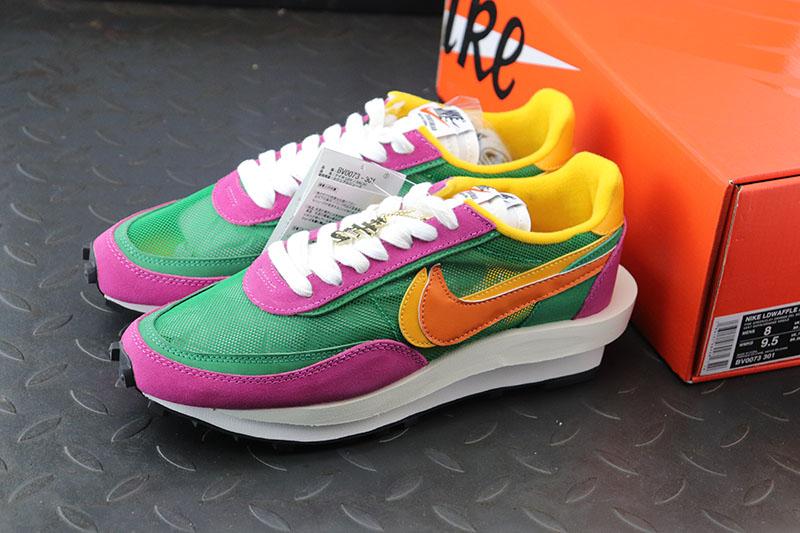 Nike LD Waffle Sacai Green Purple