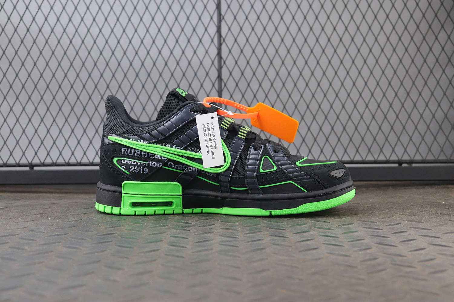Nike Air Rubber Dunk Off-White Green Strike