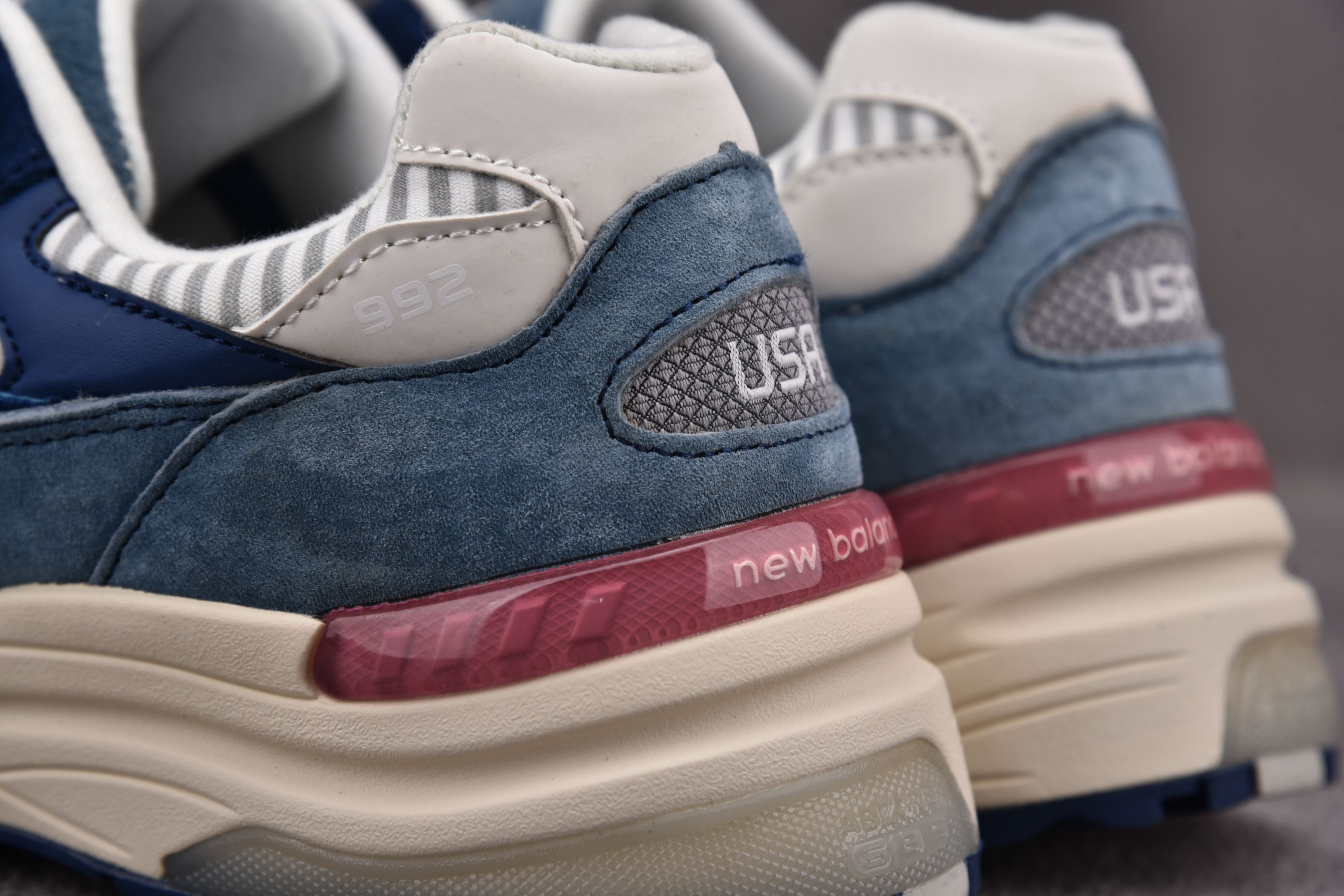New Balance 992 Blue Teal Rose