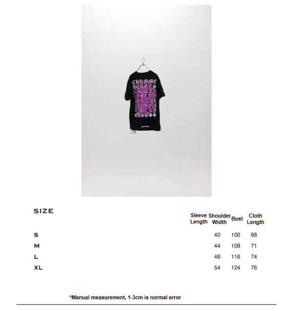 Chrome Hearts Sword lettering T-shirt black 5.16