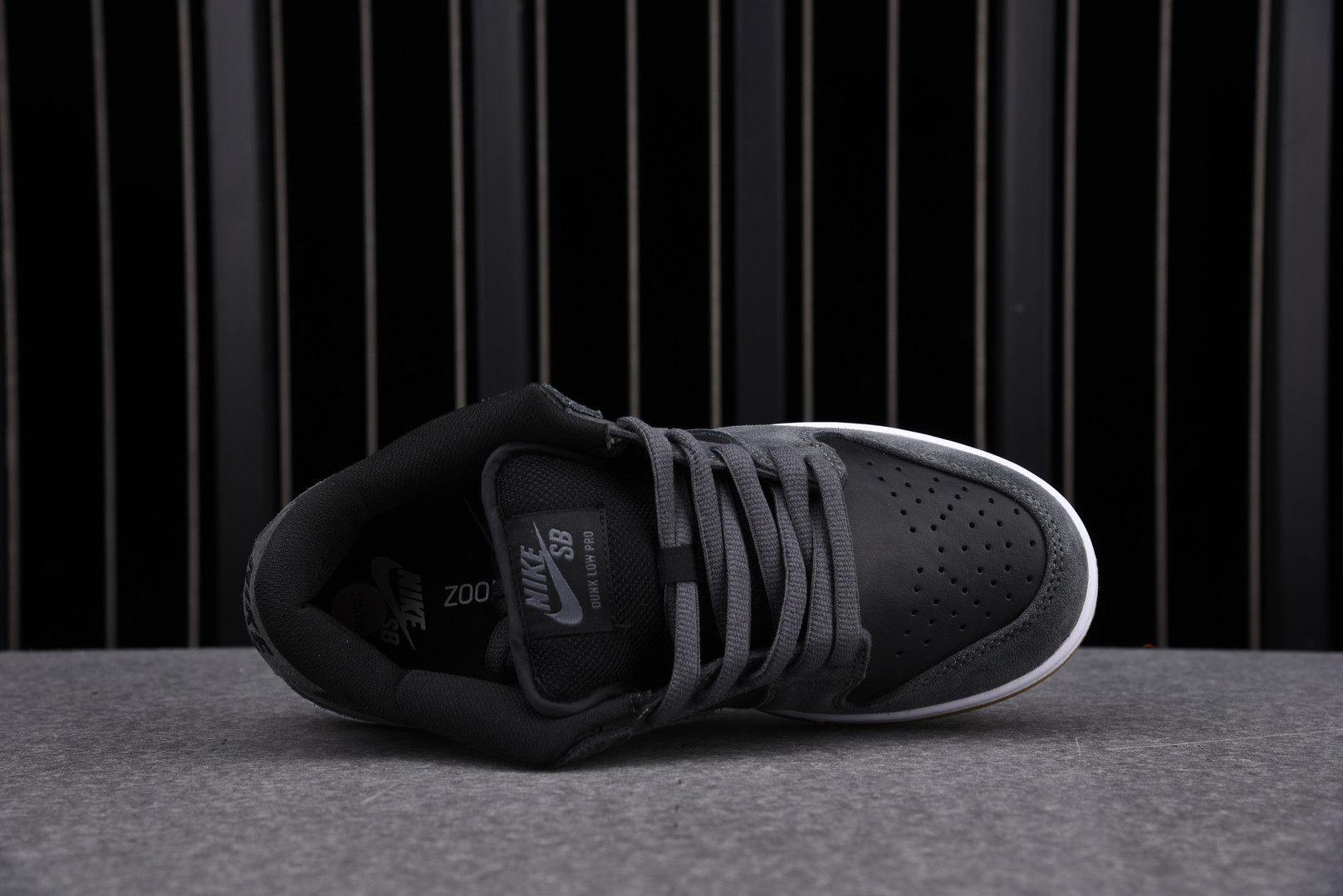 Nike SB Dunk Low Dark Grey Black Gum