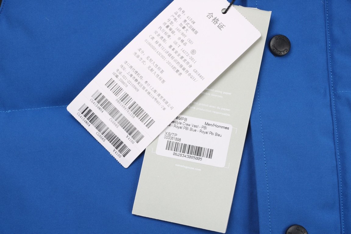 Canada Goose Freestyle Crew Quilted Down Gilet Blue