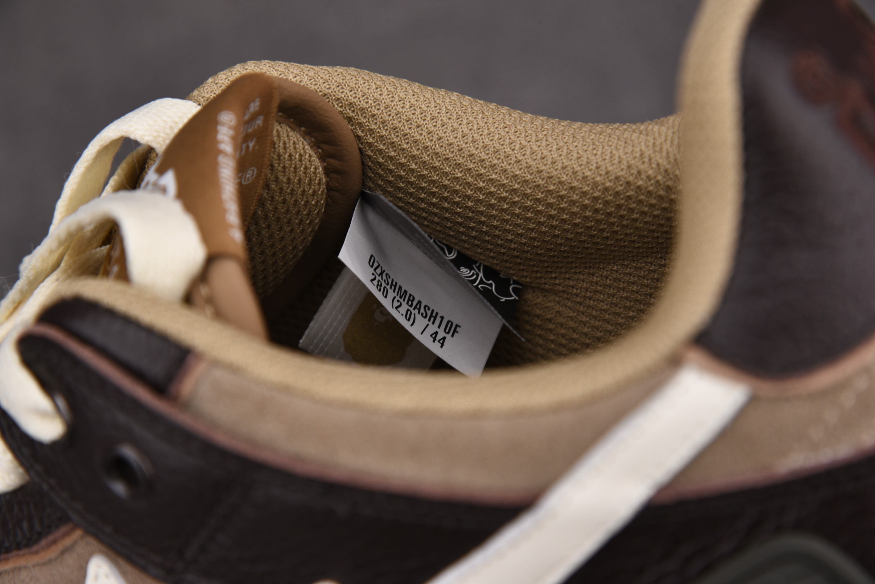 A Bathing Ape SK8 STA Sneakers Khaki Coffee
