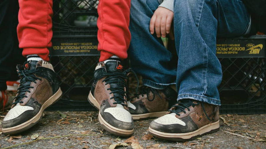Nike Dunk High Bodega Legend Fauna Brown