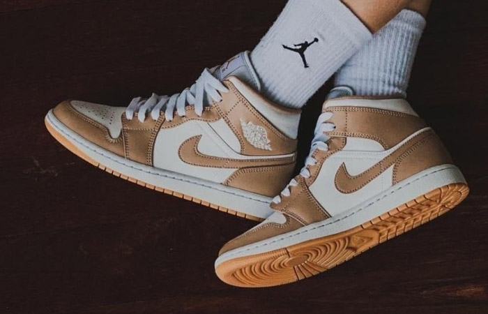 Jordan 1 Mid Tan Gum