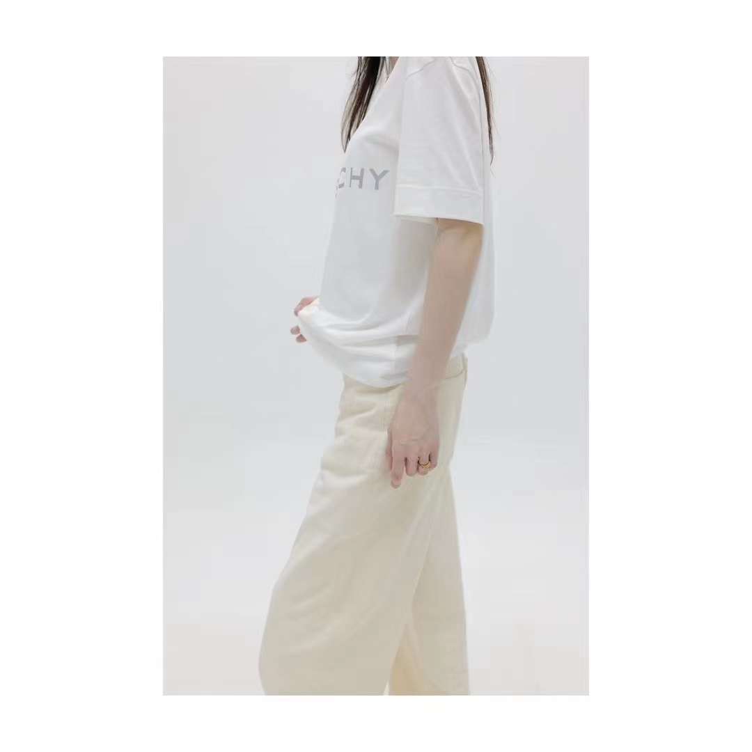 Givenchy FW22 lettering logo print T-shirt White 5.16