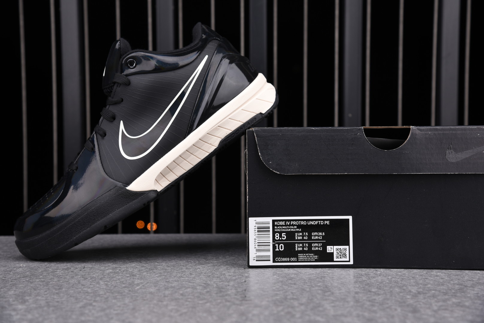 Nike Kobe 4 Protro Undefeated Black Mamba