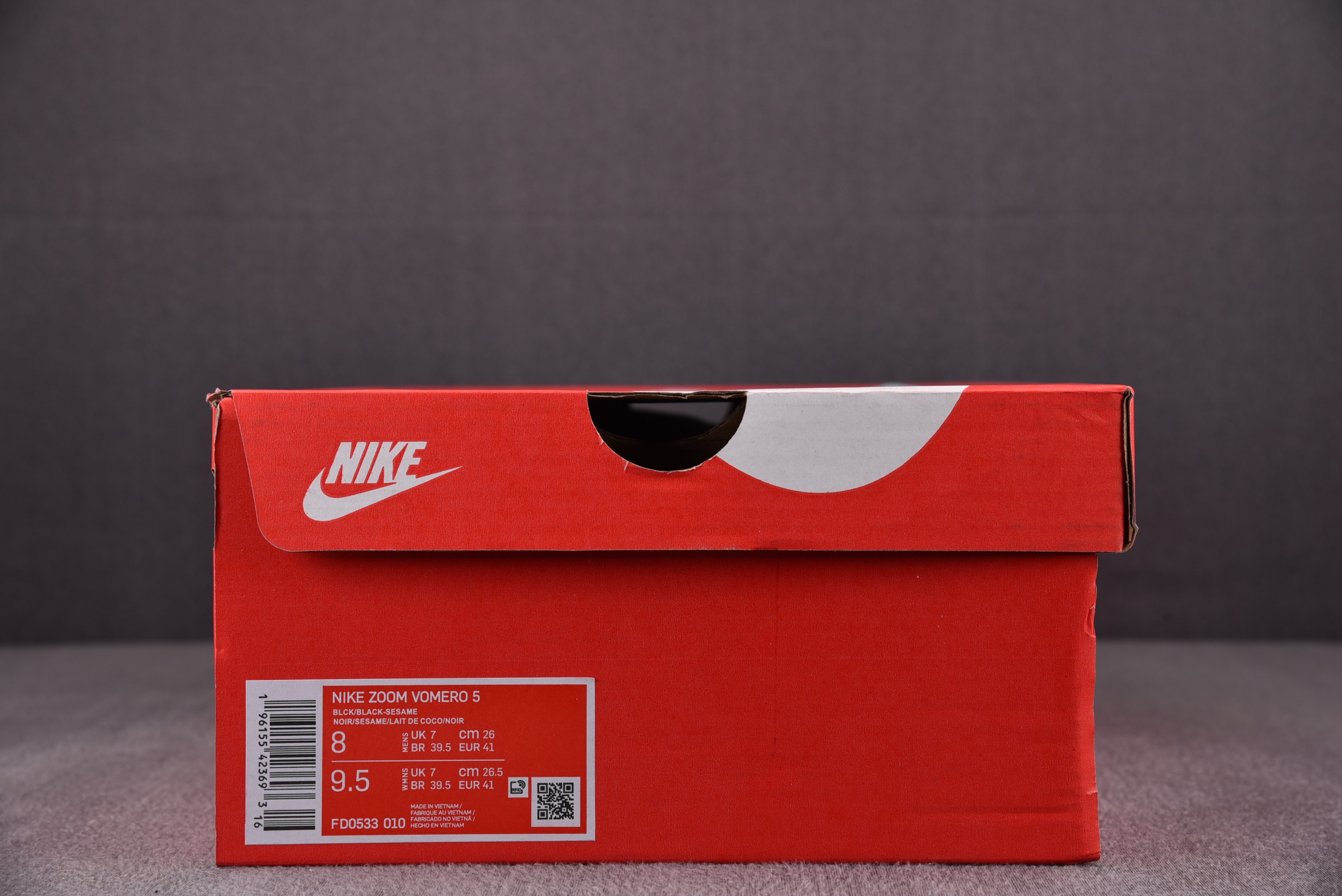 Nike Zoom Vomero 5 Black Sesame