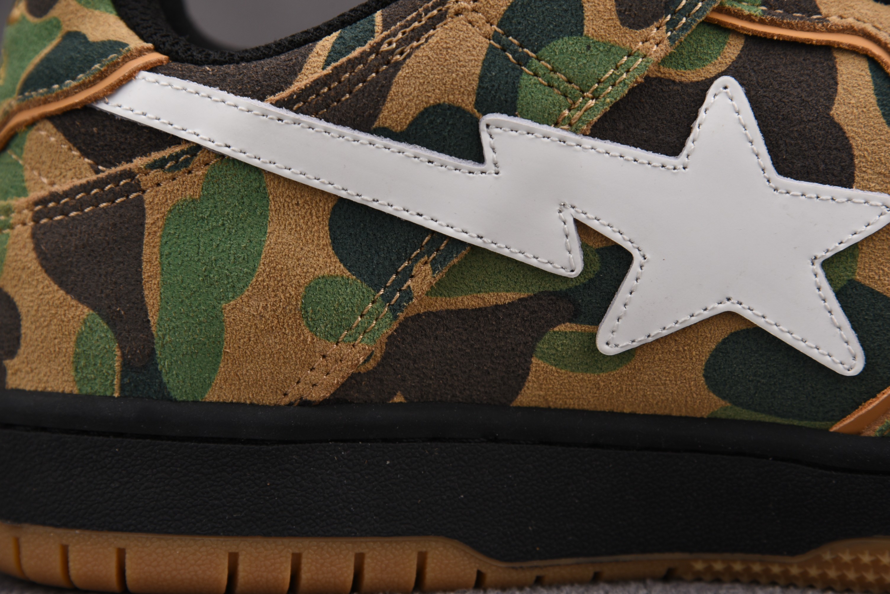 A Bathing Ape Bape SK8 Sta ABC Camo Green