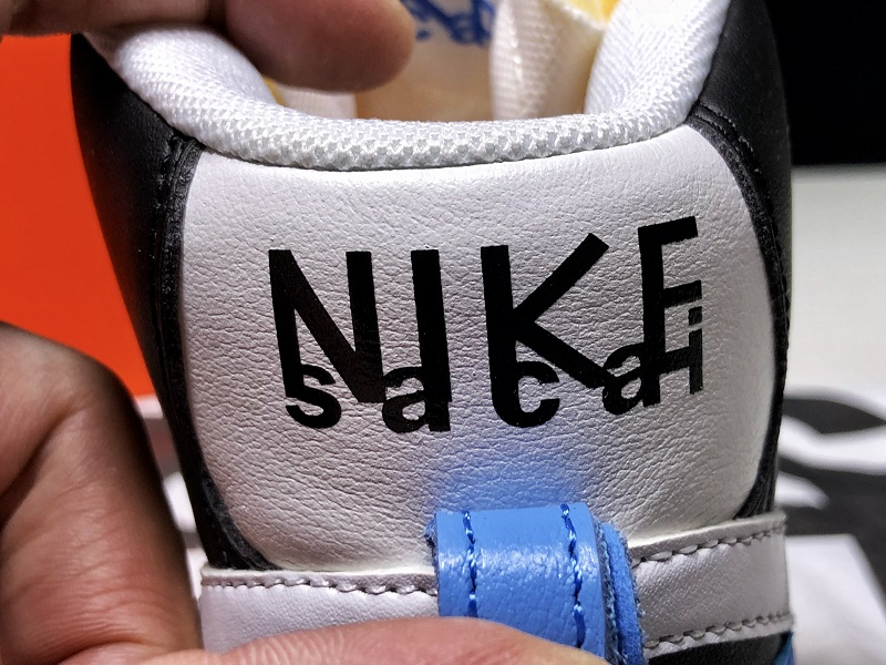 Nike Blazer High sacai White Black Legend Blue