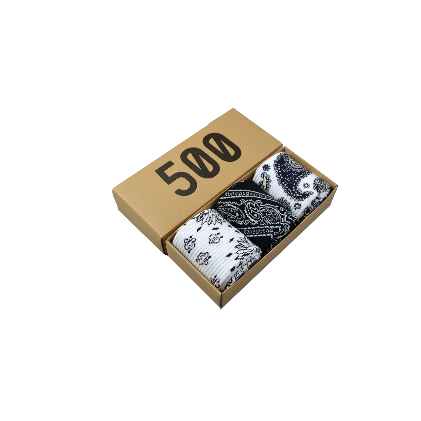 Bandana Socks （3 pairs)