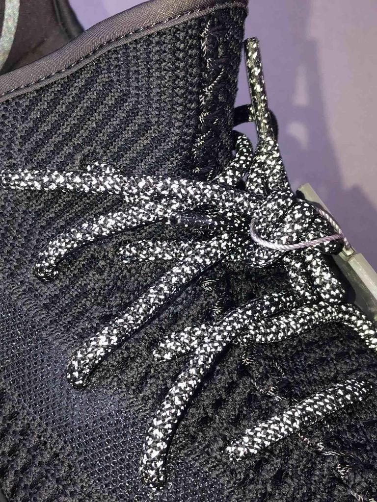 【Clearance】 adidas Yeezy Boost 350 V2 Static Black Non-Reflective（US4）