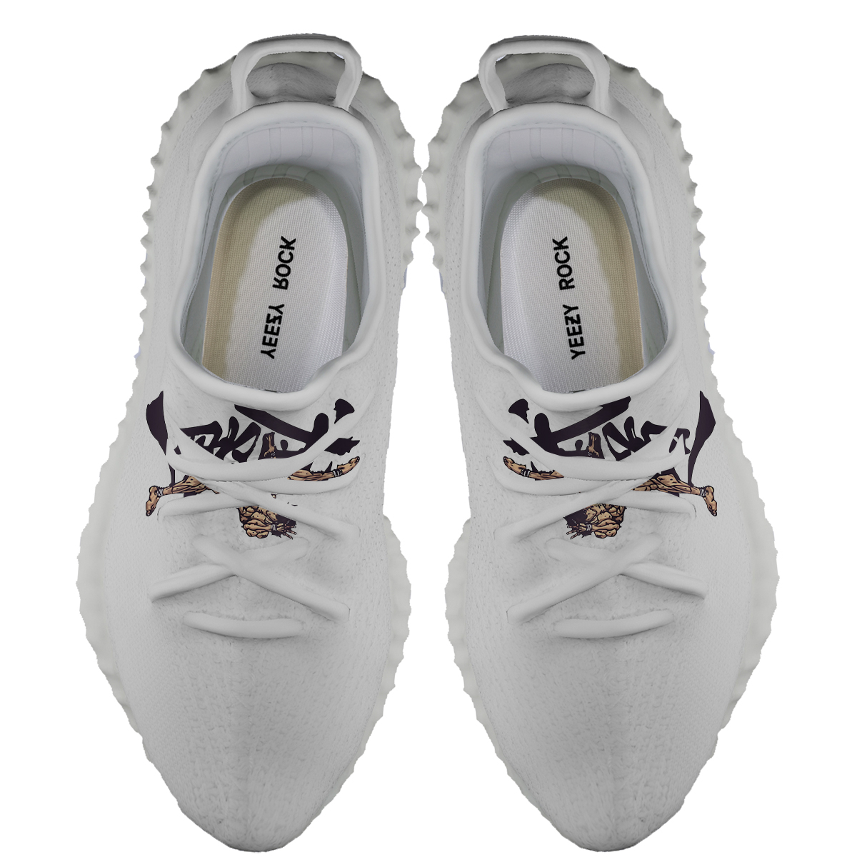 【Custom Sneaker】Yeezy Rock 350 Chinese Character Wu Dao