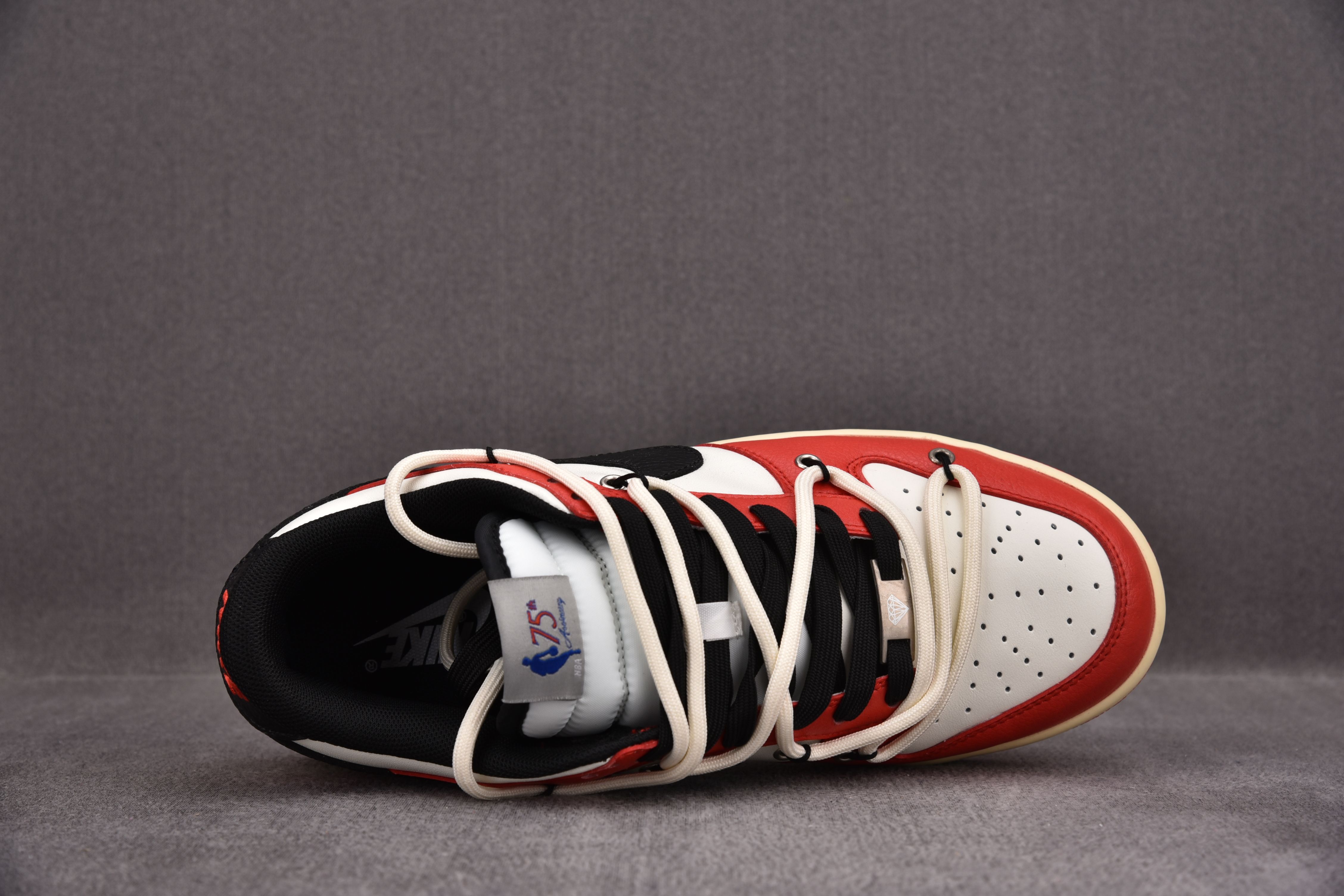 Nike Dunk Low NBA 75th Anniversary Chicago (Custom Sneaker)