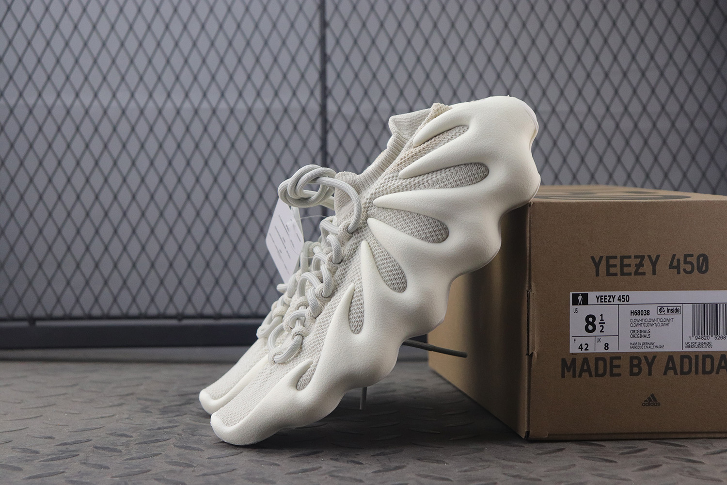 【Clearance】 adidas Yeezy 450 Cloud White（US9.5）