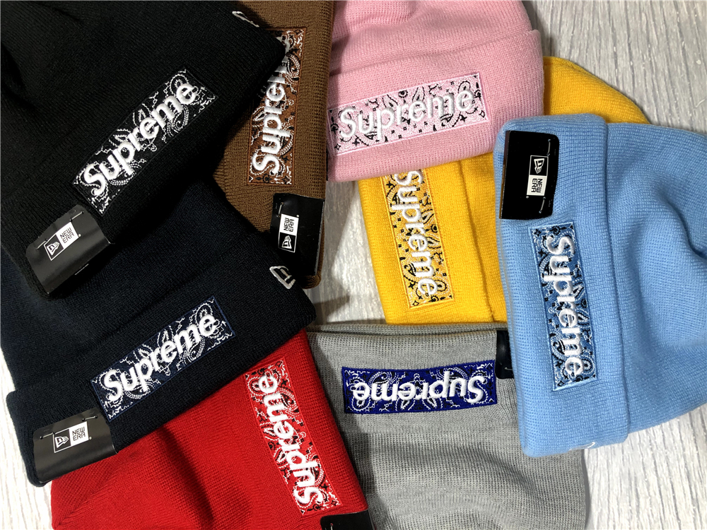 Supxxx Bandana Box Logo Beanie (DEFAULT THE BLACK BEANIE)