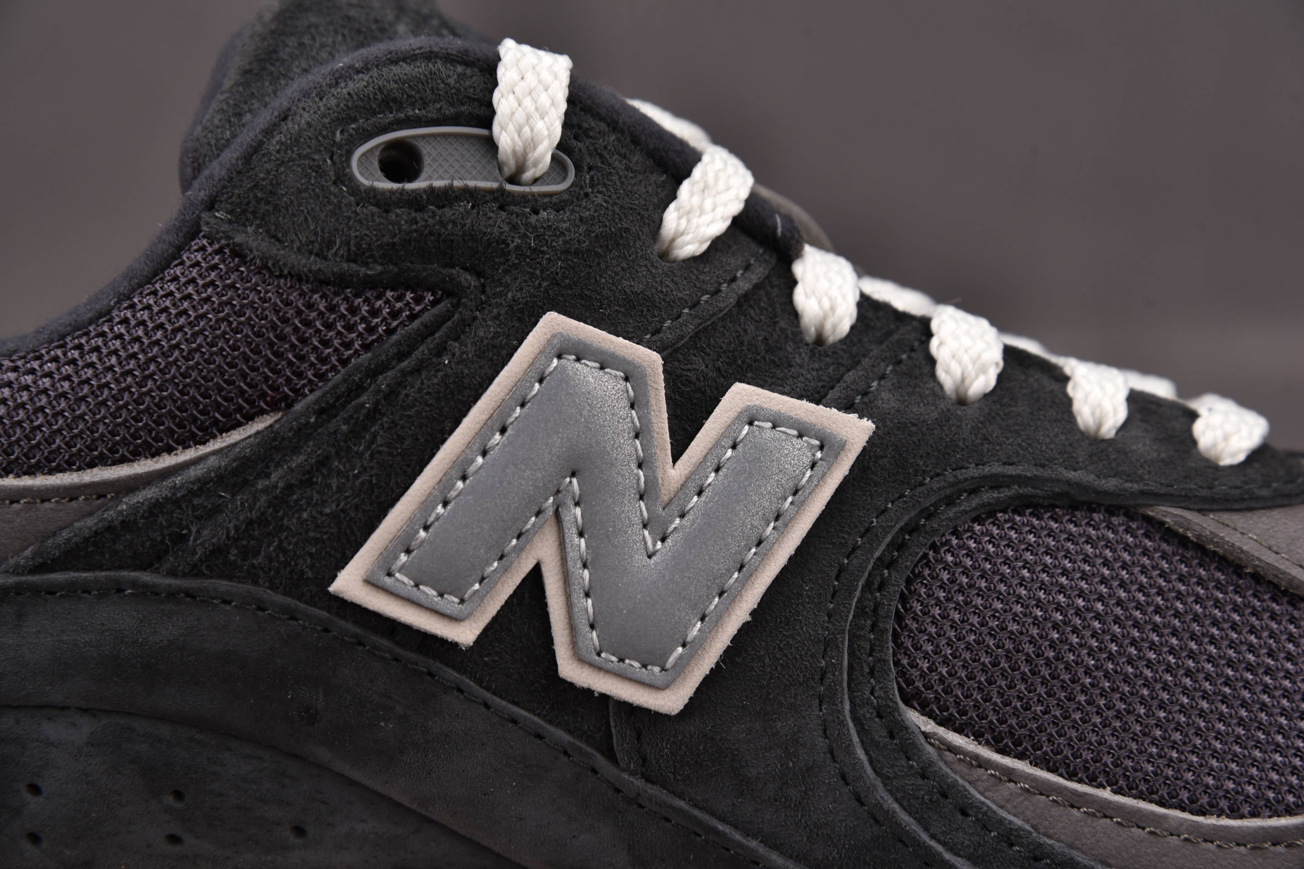 New Balance 2002R Black Dark Grey