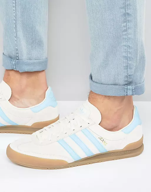 adidas originals Jeans White Blue