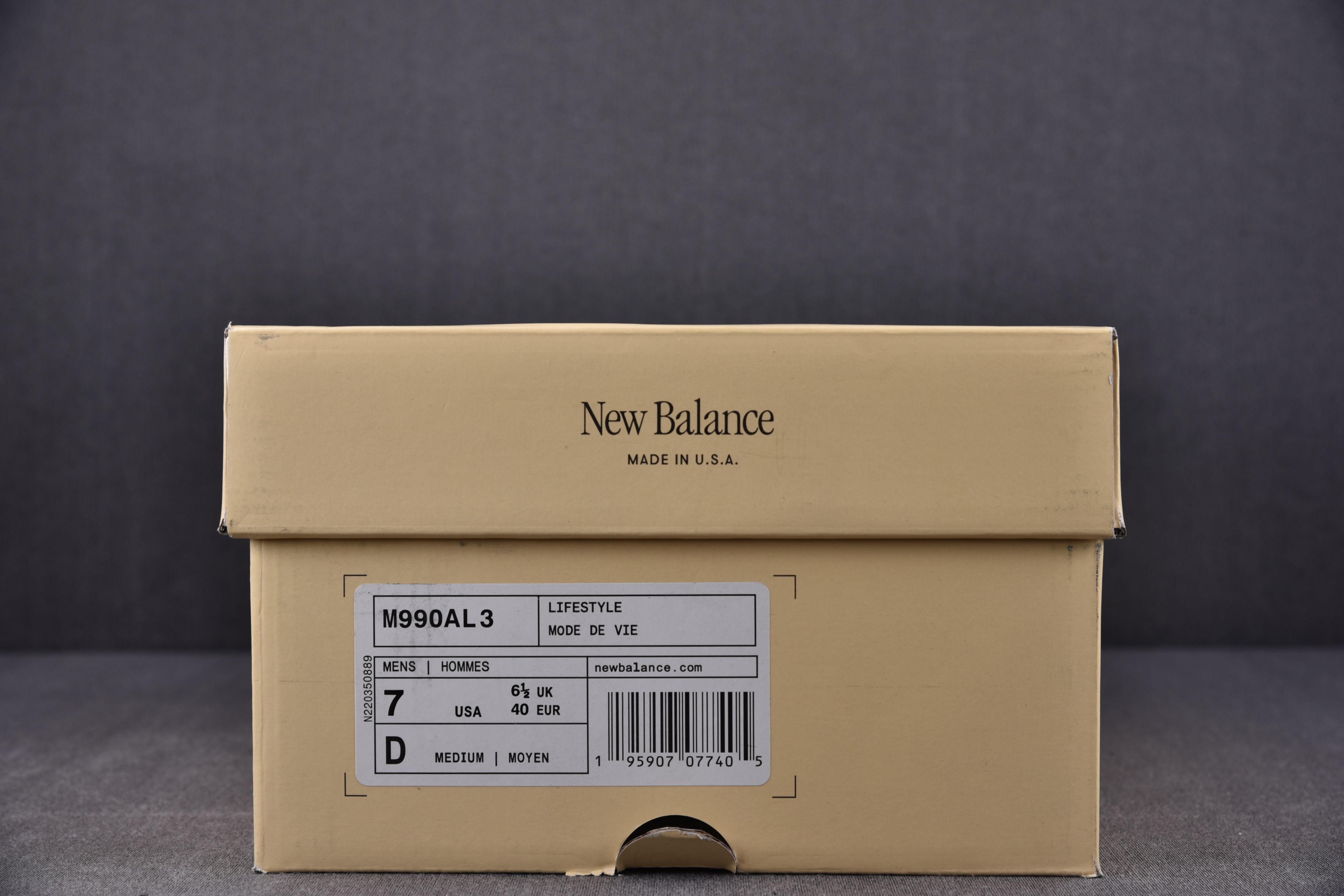 New Balance 990v3 MiUSA Teddy Santis Sea Salt