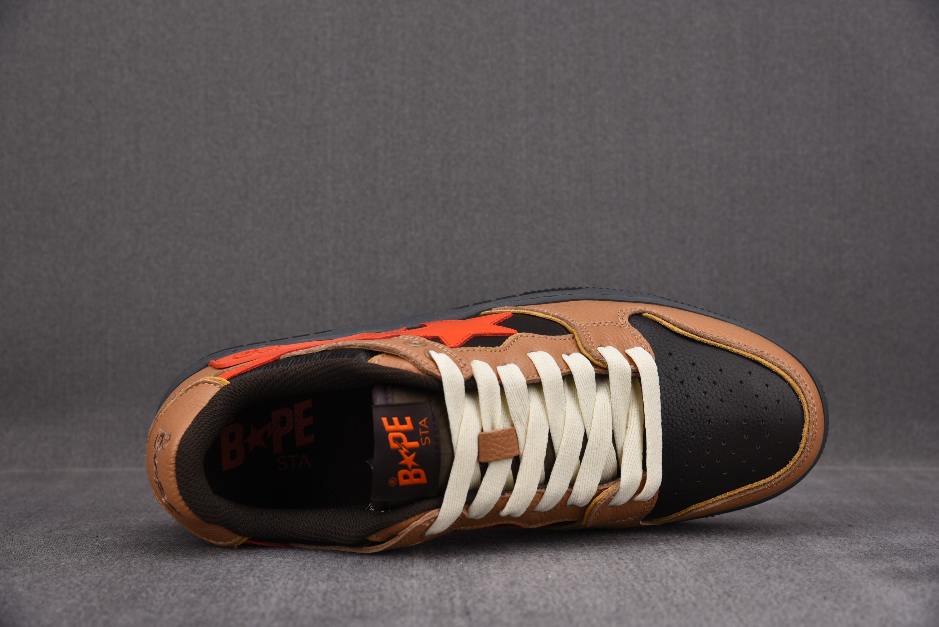 A BATHING APE BAPE SK8 STA Yellow Brown