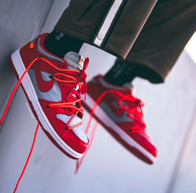 NIke SB Dunk Off White University Red