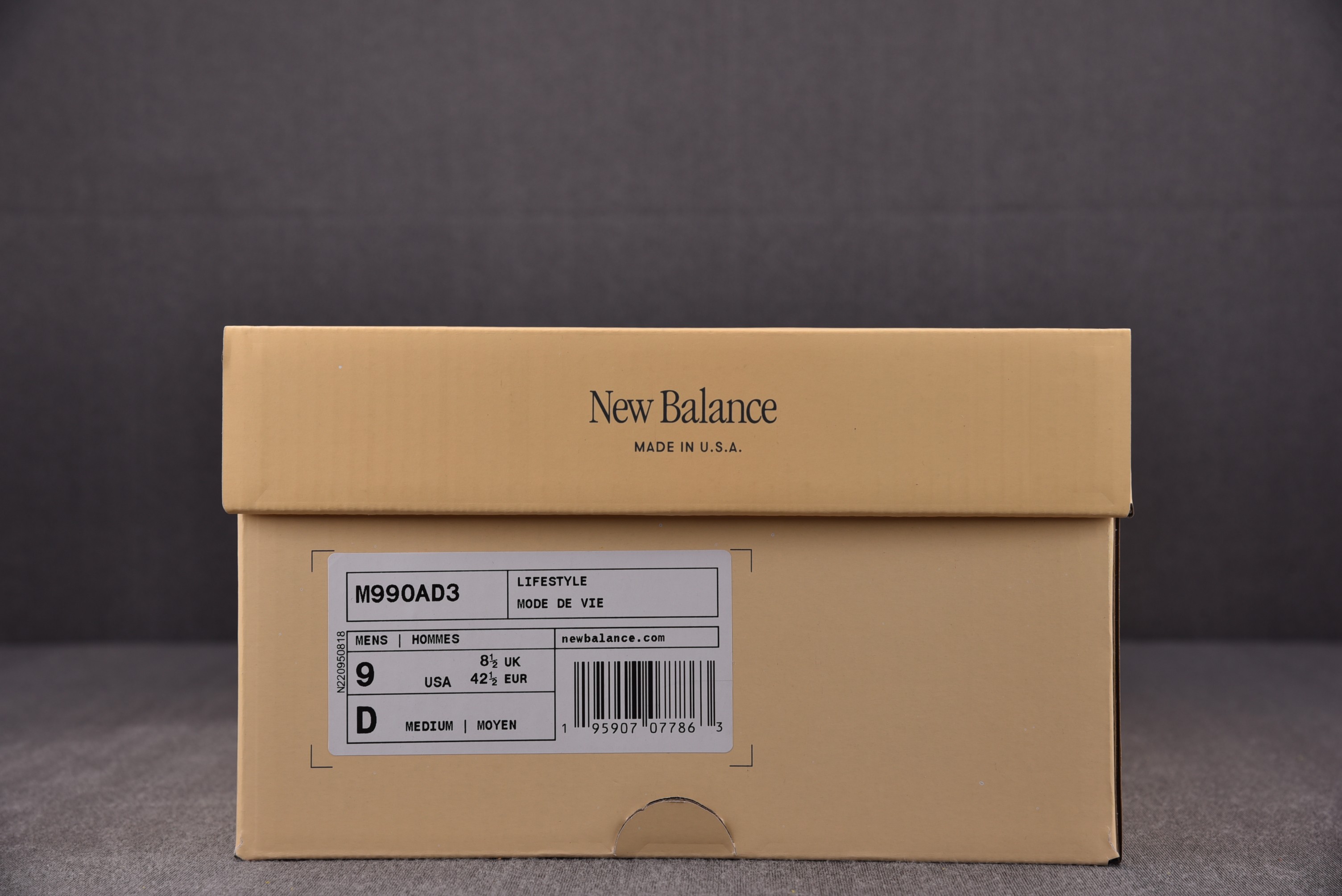 New Balance 990v3 MiUSA Teddy Santis Moonbeam