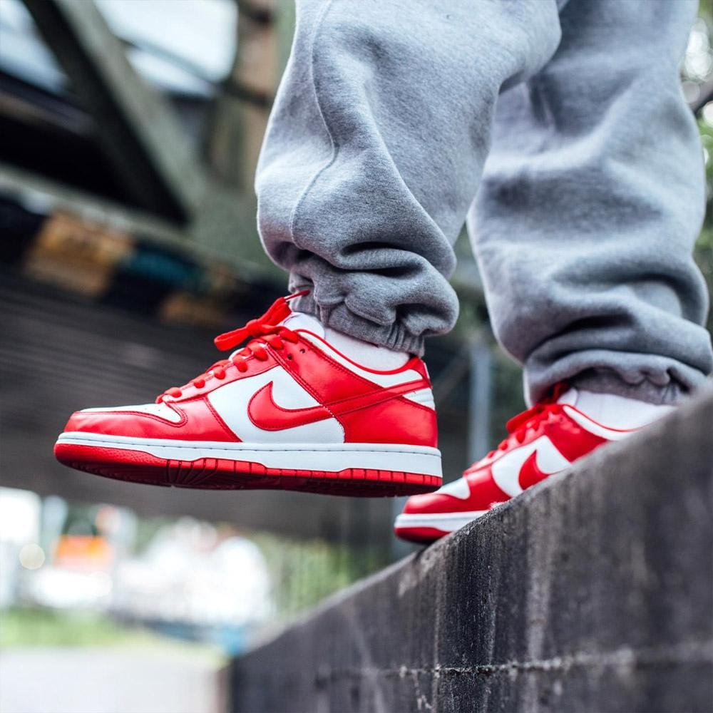 【Clearance】Nike Dunk Low University Red 2020（US7）