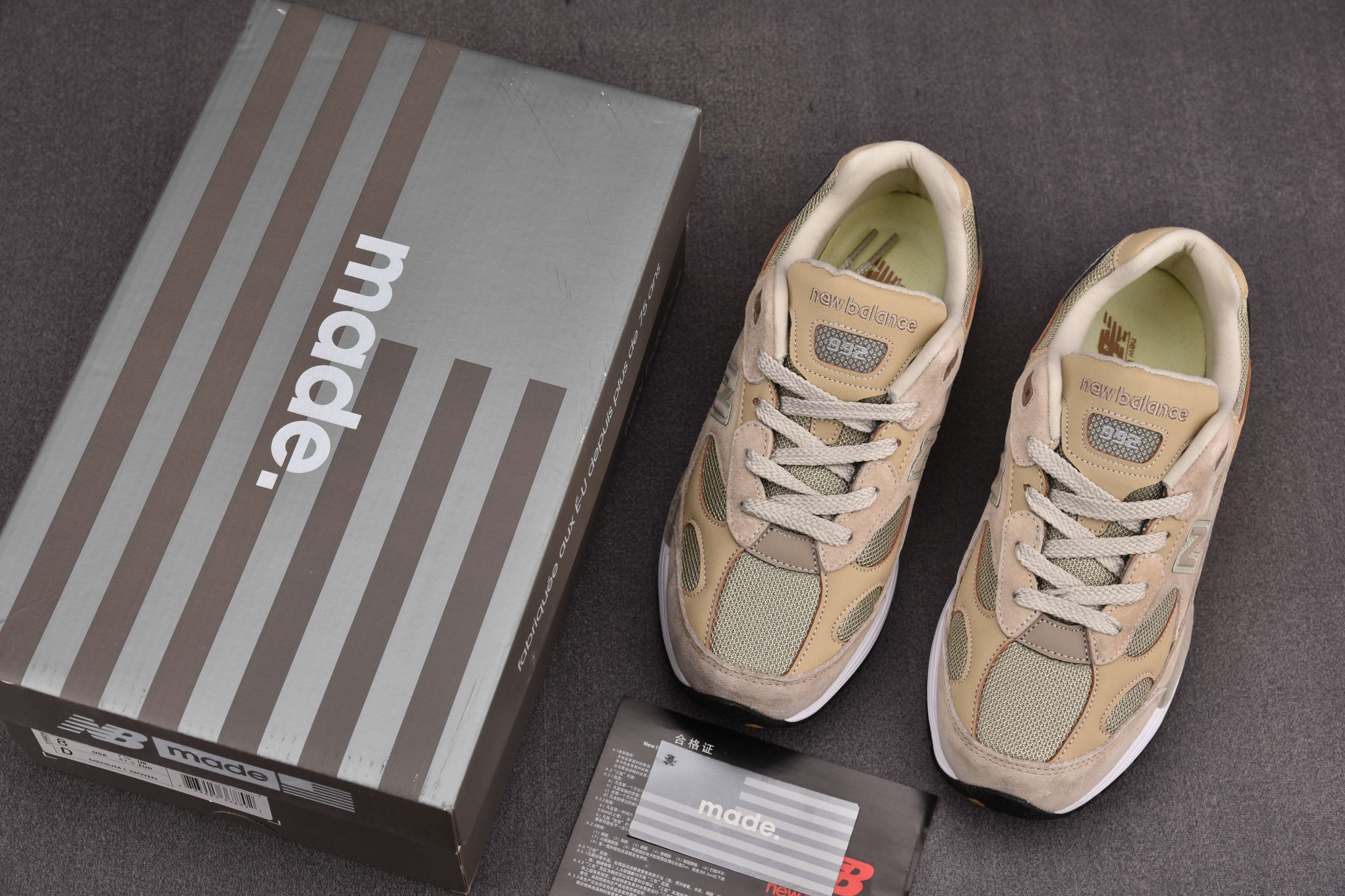 New Balance 992 Tan