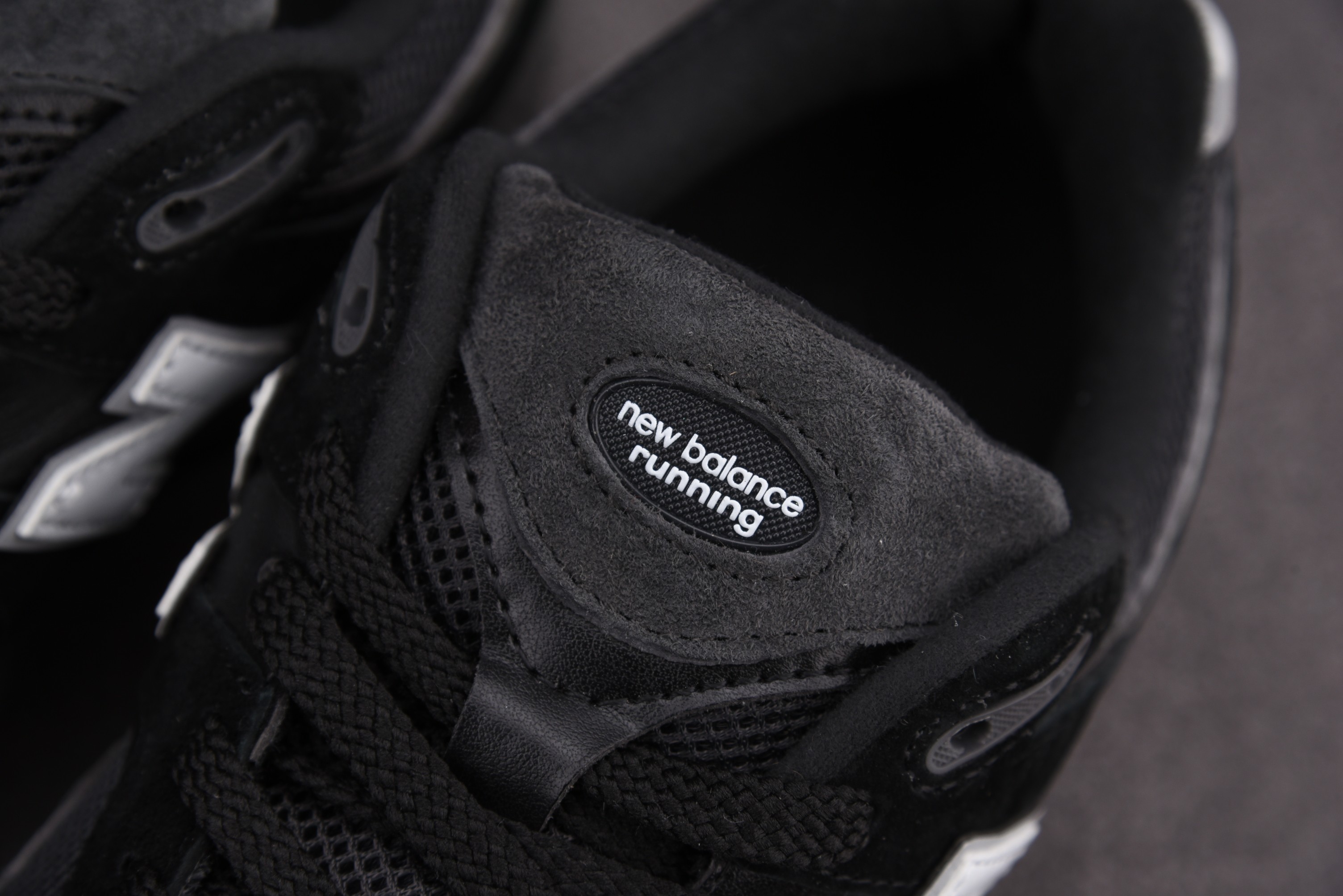 New Balance 2002R Black Dark Grey White