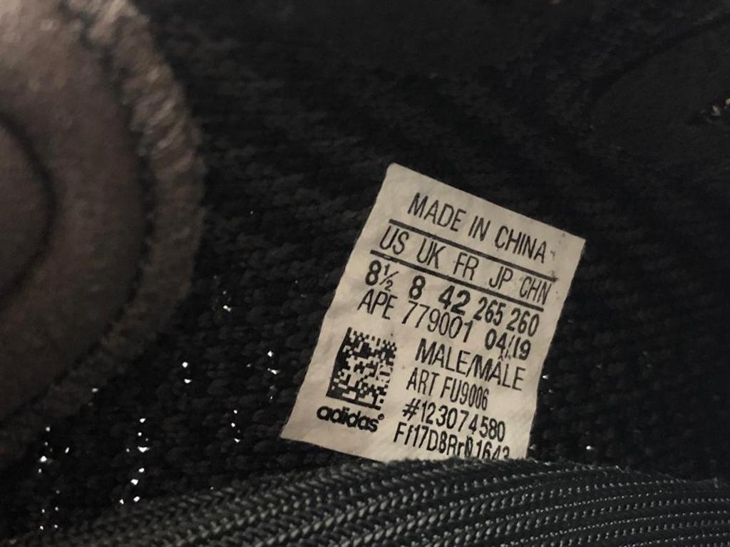 【Clearance】 adidas Yeezy Boost 350 V2 Static Black Non-Reflective（US4）