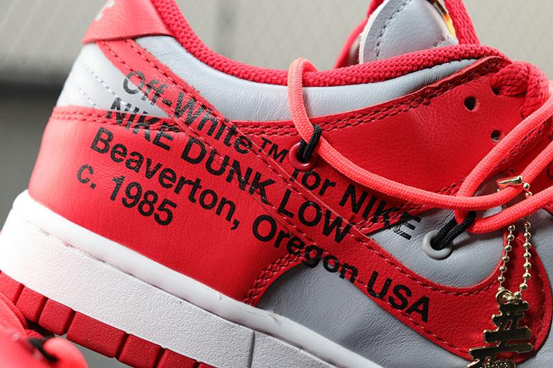 NIke SB Dunk Off White University Red