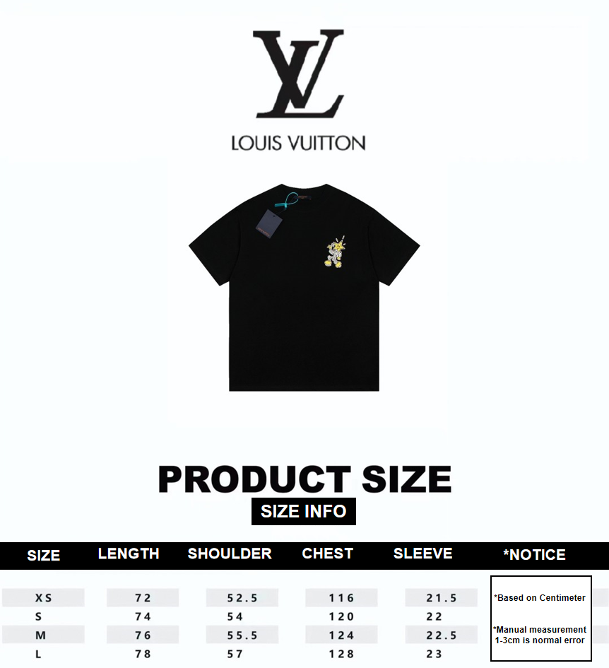 Louis Vuitton 23ss magician series magic wand foam short sleeve black 6.14