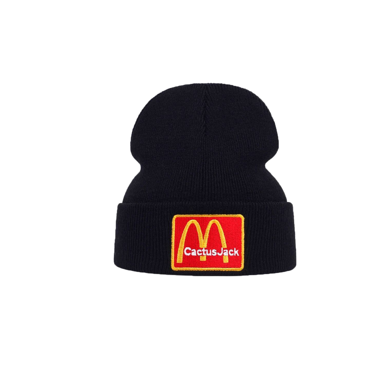 Travis Scott x McDonald's Cj Arches Beanie Black