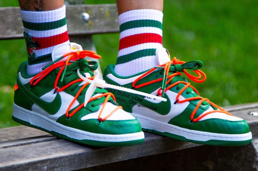 Nike Dunk Low Off White Pine Green