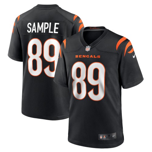 Cincinnati Cincinnati Bengals #89 Drew Sample Black Alternate Game Jersey Men's