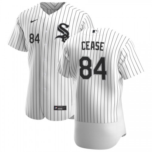 Chicago Chicago White Sox #84 Dylan Cease Men's White Home 2020 Authentic Player Jersey Men's