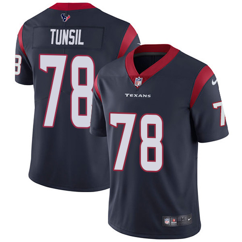 Houston Texans #78 Laremy Tunsil Navy Blue Team Color Youth Stitched Vapor Untouchable Limited Jersey Youth