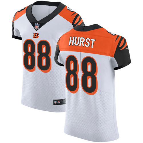 Bengals #88 Hayden Hurst White Men's Stitched Vapor Untouchable Elite Jersey