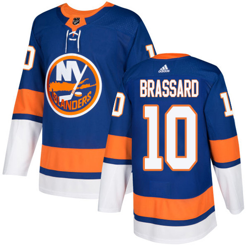 Adidas New York Islanders #10 Derek Brassard Royal Blue Home Authentic Stitched Jersey Men's
