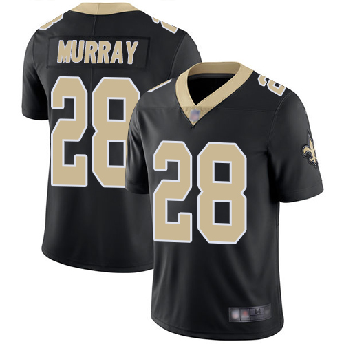 New Orleans Saints #28 Latavius Murray Black Team Color Men's Stitched Vapor Untouchable Limited Jersey Men's