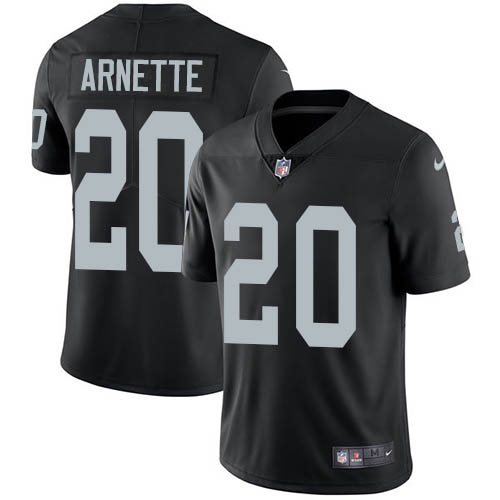 Las Vegas Raiders #20 Damon Arnette Black Team Color Youth Stitched Vapor Untouchable Limited Jersey Youth