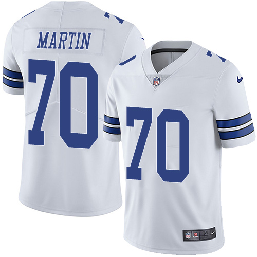 Dallas Cowboys #70 Zack Martin White Youth Stitched Vapor Untouchable Limited Jersey Youth